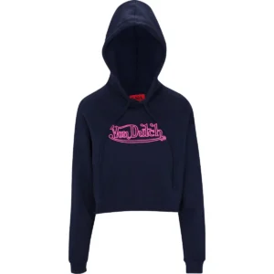 navy-pink-crop-hoodie