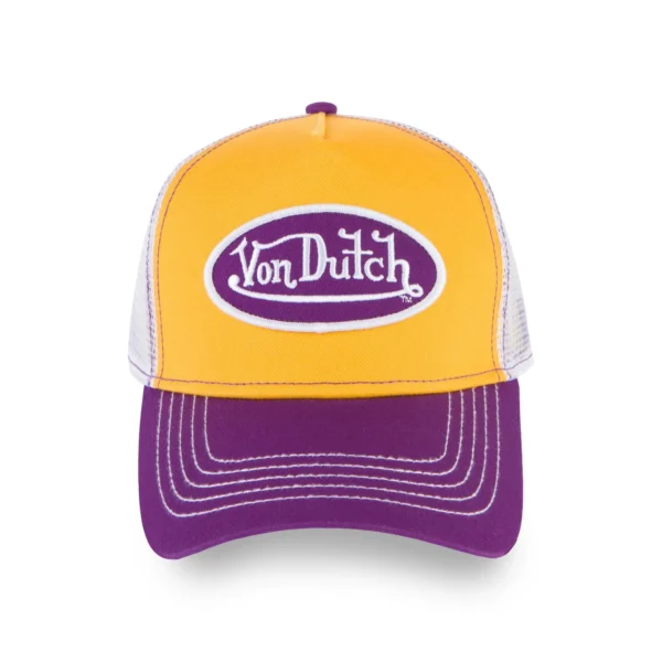 purple-gold-trucker