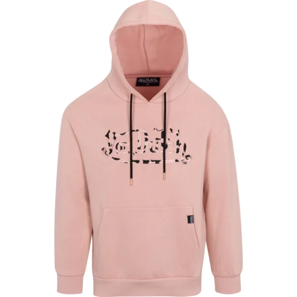unisex-cheetah-pink-on-pink-hoodie