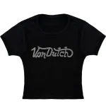 von-dutch-black-and-clear-retro-rhinestone-baby-tee