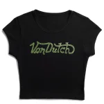 von-dutch-black-and-green-retro-rhinestone-baby-tee