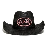 von-dutch-black-and-pink-classic-cowboy-hat