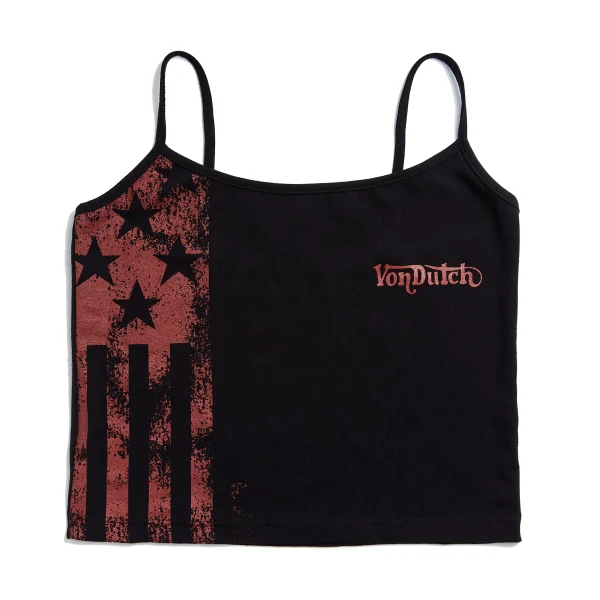 von-dutch-black-and-red-racing-spaghetti-top-1
