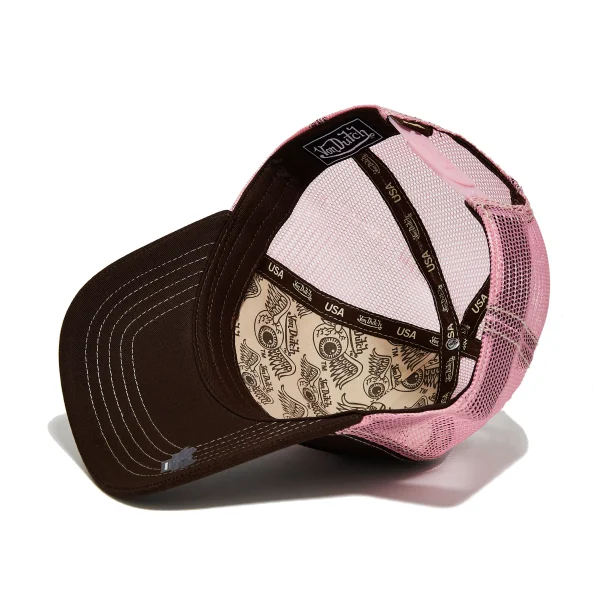 von-dutch-brown-and-pink-classic-trucker-hat-3