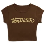 von-dutch-brown-retro-baby-tee
