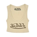 von-dutch-classic-womens-beige-crop-tank