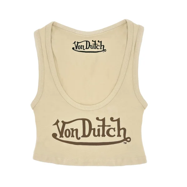 von-dutch-classic-womens-beige-crop-tank