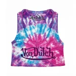 von-dutch-classic-womens-blue-tie-dye-crop-tank