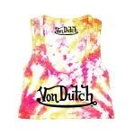 von-dutch-classic-womens-orange-tie-dye-crop-tank