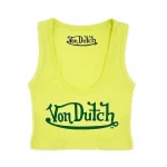 von-dutch-classic-womens-yellow-crop-tank