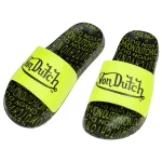 von-dutch-mens-monogram-neon-yellow-slides