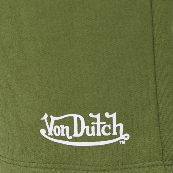 von-dutch-mini-logo-signature-military-green-shorts-2