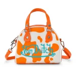 von-dutch-orange-cow-print-bowling-bag