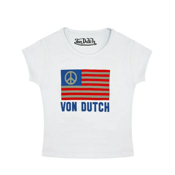 von-dutch-peace-white-baby-tee