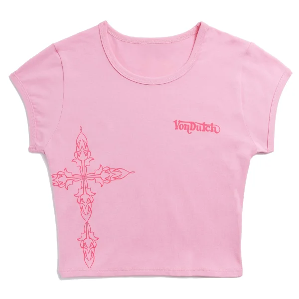 von-dutch-pink-chopper-cross-baby-tee