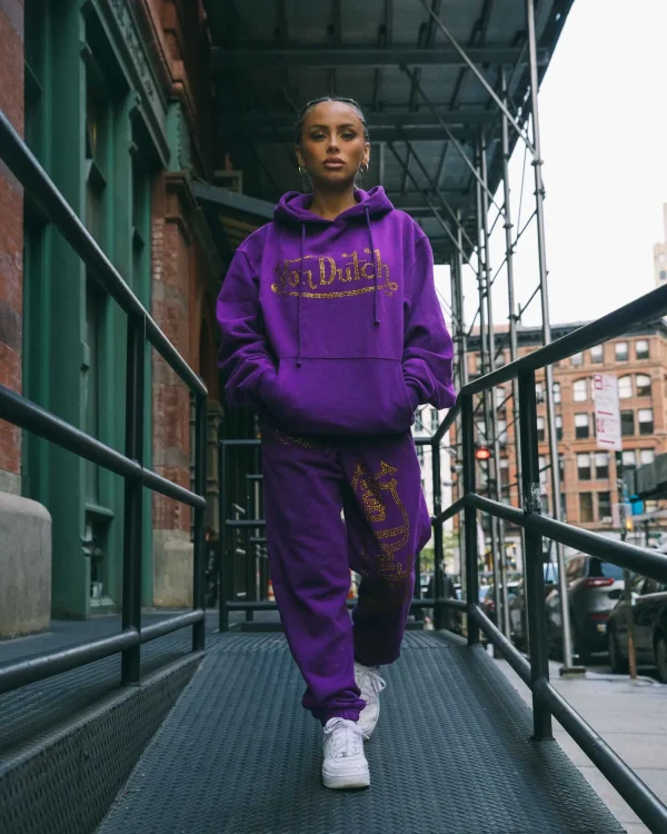 von-dutch-purple-with-gold-rhinestones-jogger-3