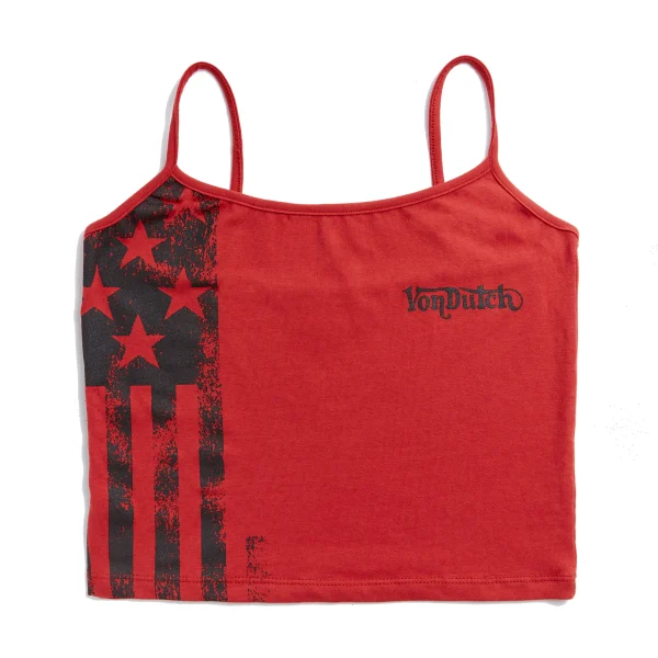 von-dutch-red-and-black-racing-spaghetti-top-1