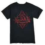 von-dutch-vintage-black-red-distressed-chopper-tee-1