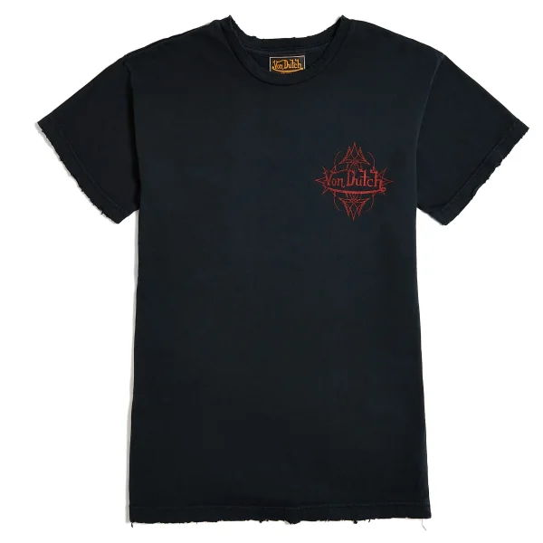 von-dutch-vintage-black-red-distressed-chopper-tee