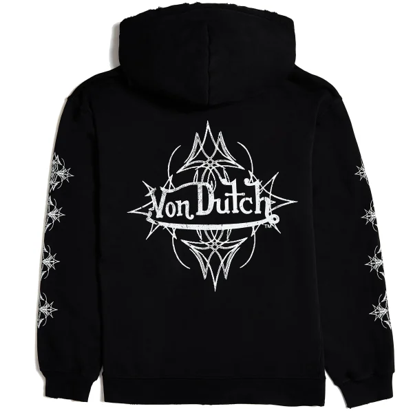 von-dutch-vintage-black-white-distressed-chopper-hoodie-1