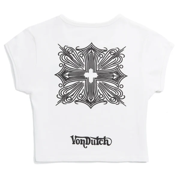 von-dutch-white-and-black-chopper-baby-tee-1