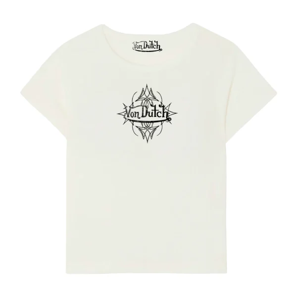 von-dutch-white-black-mini-distressed-chopper-baby-tee