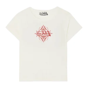 von-dutch-white-red-mini-distressed-chopper-baby-tee