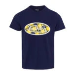 womens-navy-yellow-plaid-ss-tee